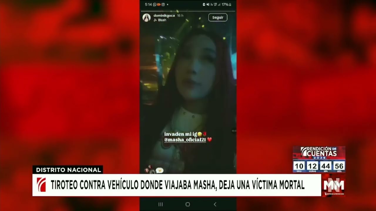 Tiroteo en vehículo de Masha deja fallecido