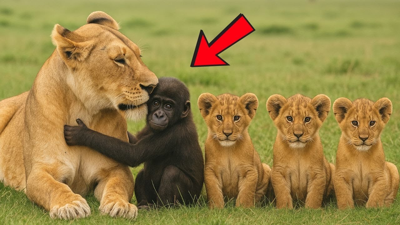 Lionne adopte un bébé gorille comme le sien — des mois plus tard, un événement bouleverse tout