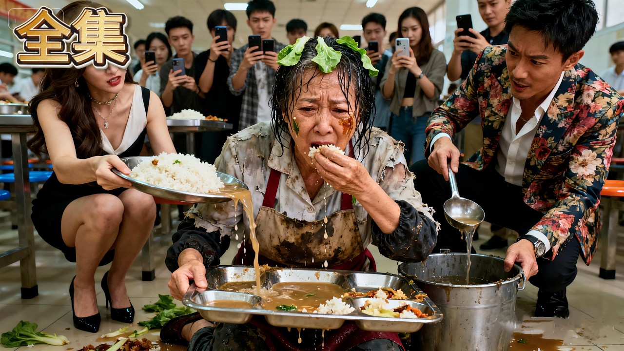 【FULL】👑女總裁偽裝成打飯阿姨視察自家食堂，竟被準兒媳逼著當眾吃瘴飯！下一秒，首富兒子率百名保鏢趕到現場，當眾狠甩未婚妻耳光！轉身撕毀婚約，千億彩禮一個電話全沒收！勢利眼人財兩空，當場崩潰！#爽劇