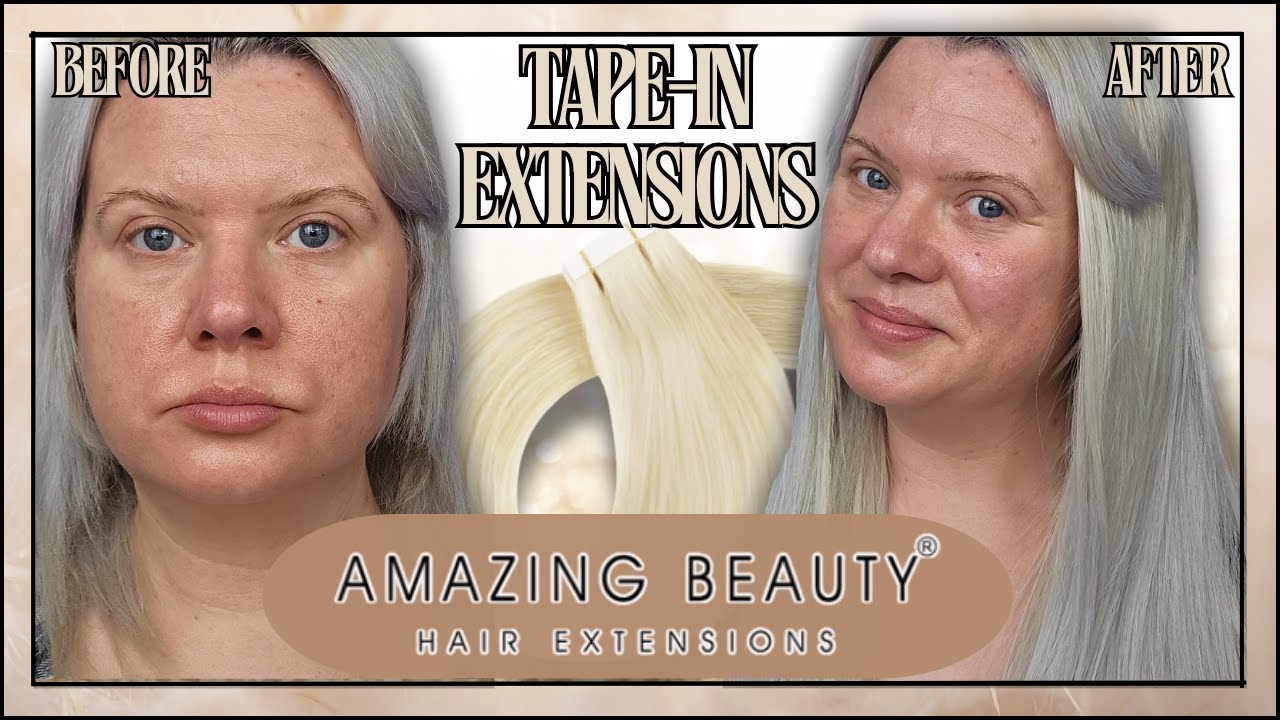 AMAZING BEAUTY TAPE-IN HAIR EXTENSIONS Review & Demo *Great Quality Hair Extensions* | Clare Walch