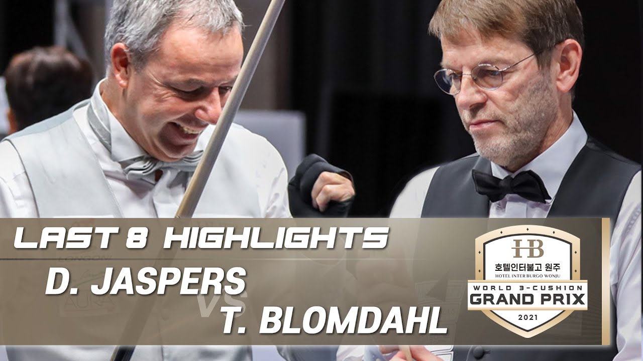 [Hotel Inter burgo Wonju W3GP 2021] Last 8 - Torbjorn BLOMDAHL (SWE) vs Dick JASPERS (NED). H/L