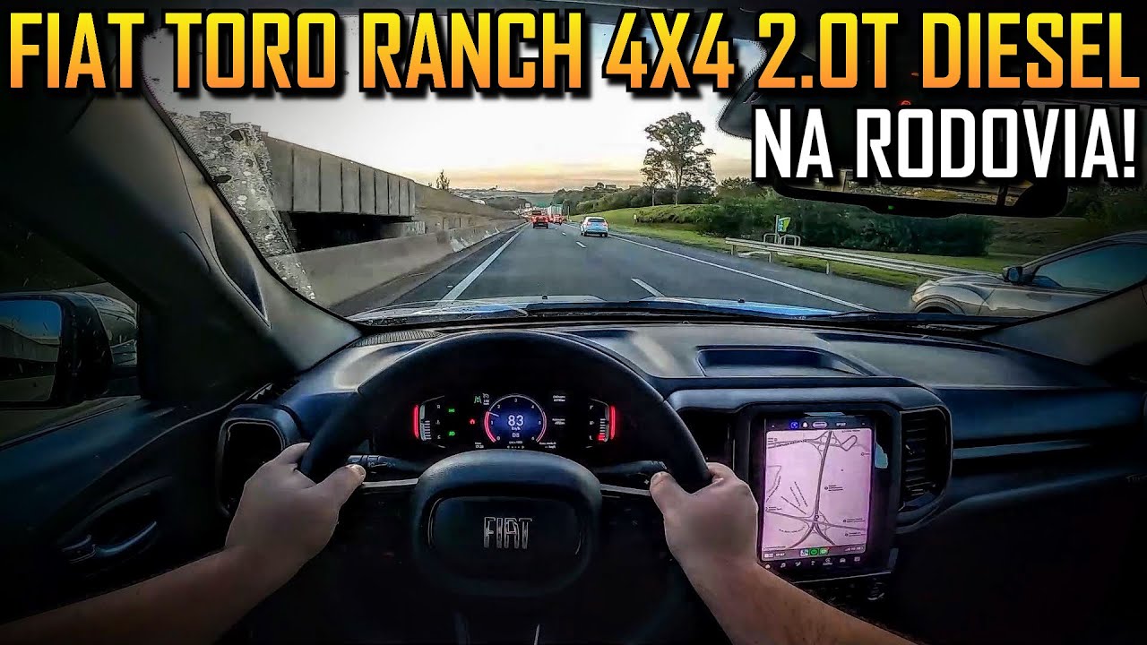 Como é na rodovia a Fiat Toro Ranch Diesel 4x4? Boa para viajar?