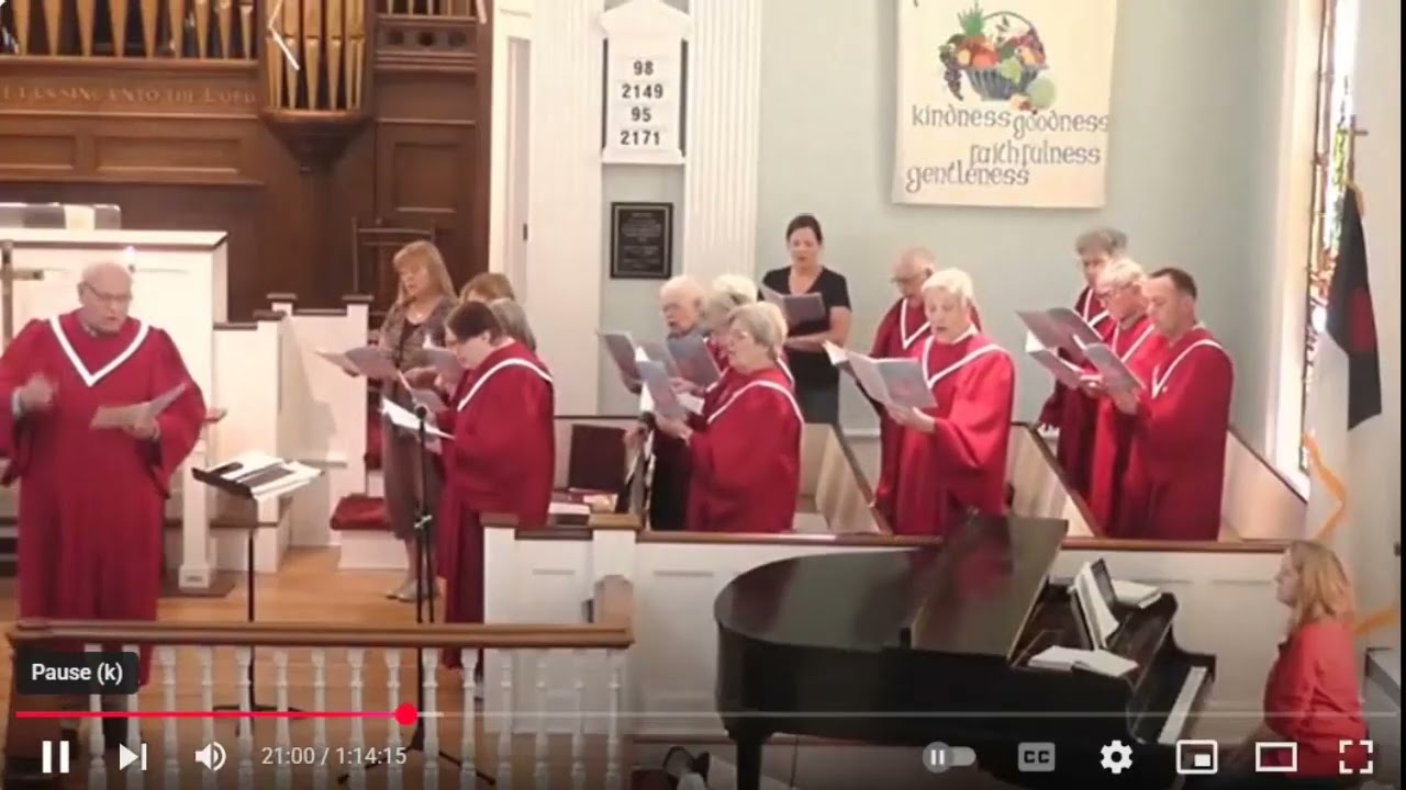 For the Beauty of the Earth, arr. Larson - Clinton UMC Chancel Choir 9-21-25