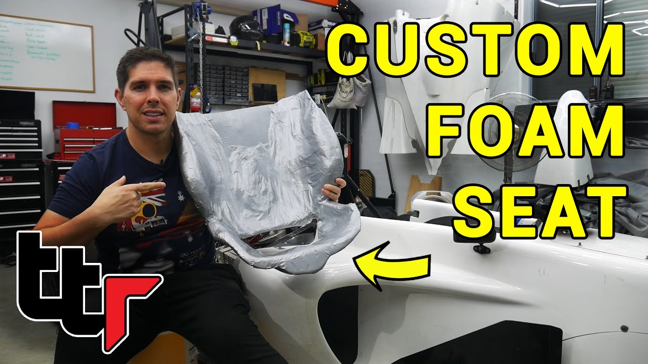 Pouring a custom foam seat - Track debut imminent!