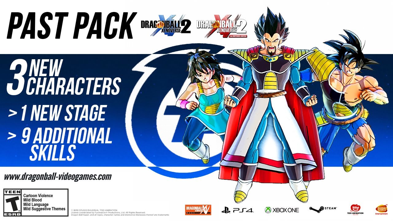 The New Dragon Ball Xenoverse 2 DLC Past Pack...