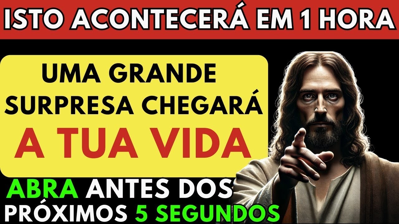 DEUS DIZ_ FALTA APENAS 1 HORA… E VOCÊ TESTEMUNHARÁ ALGO INCRÍVEL! NÃO IGNORE ESTE SINAL