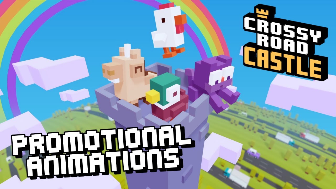 【CROSSY ROAD CASTLE】 Promotional Animations Compilation