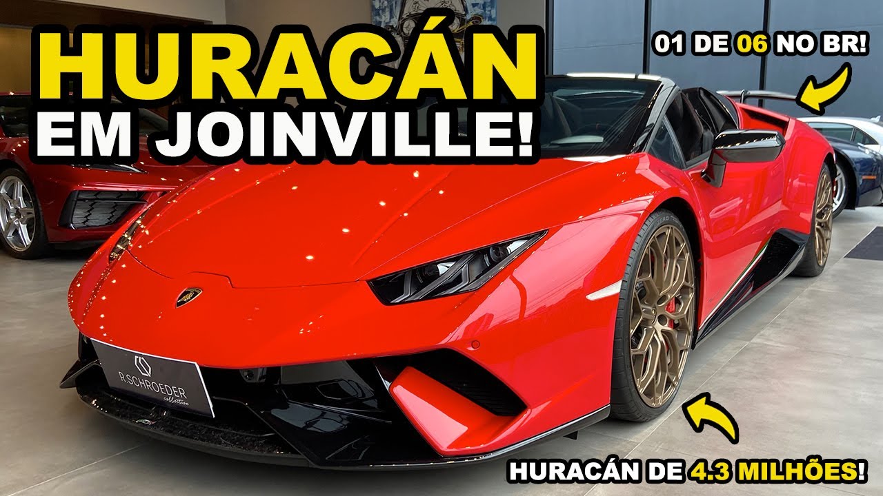 A LAMBORGHINI HURACÁN PERFORMANTE SPYDER de 4.3 MILHÕES que só tem 06 no BRASIL!