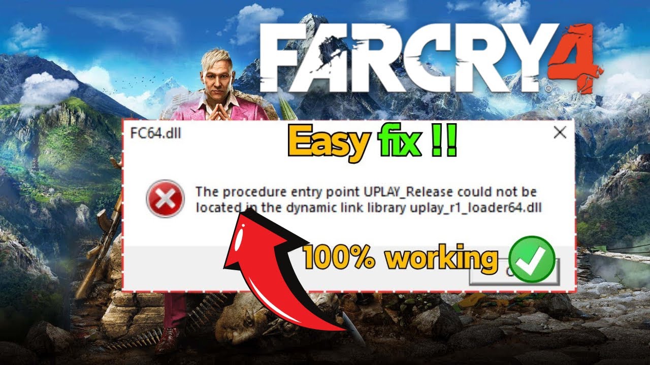 Fix Far Cry 4 Uplay_r1_loader64.dll Not Found | DLL Missing Error