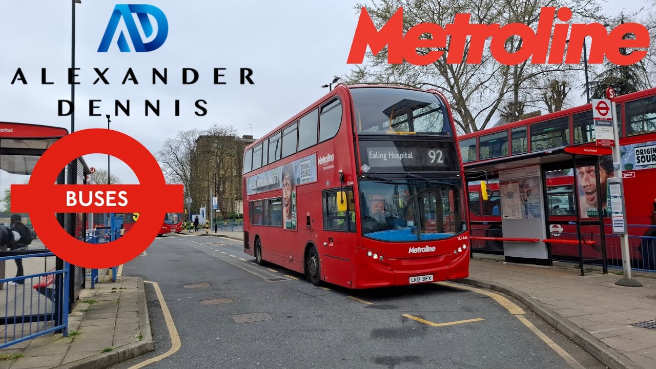 Metroline London: 92 from Ealing Hospital to St Raphael's North Via Greenford ( ADL Enviro400