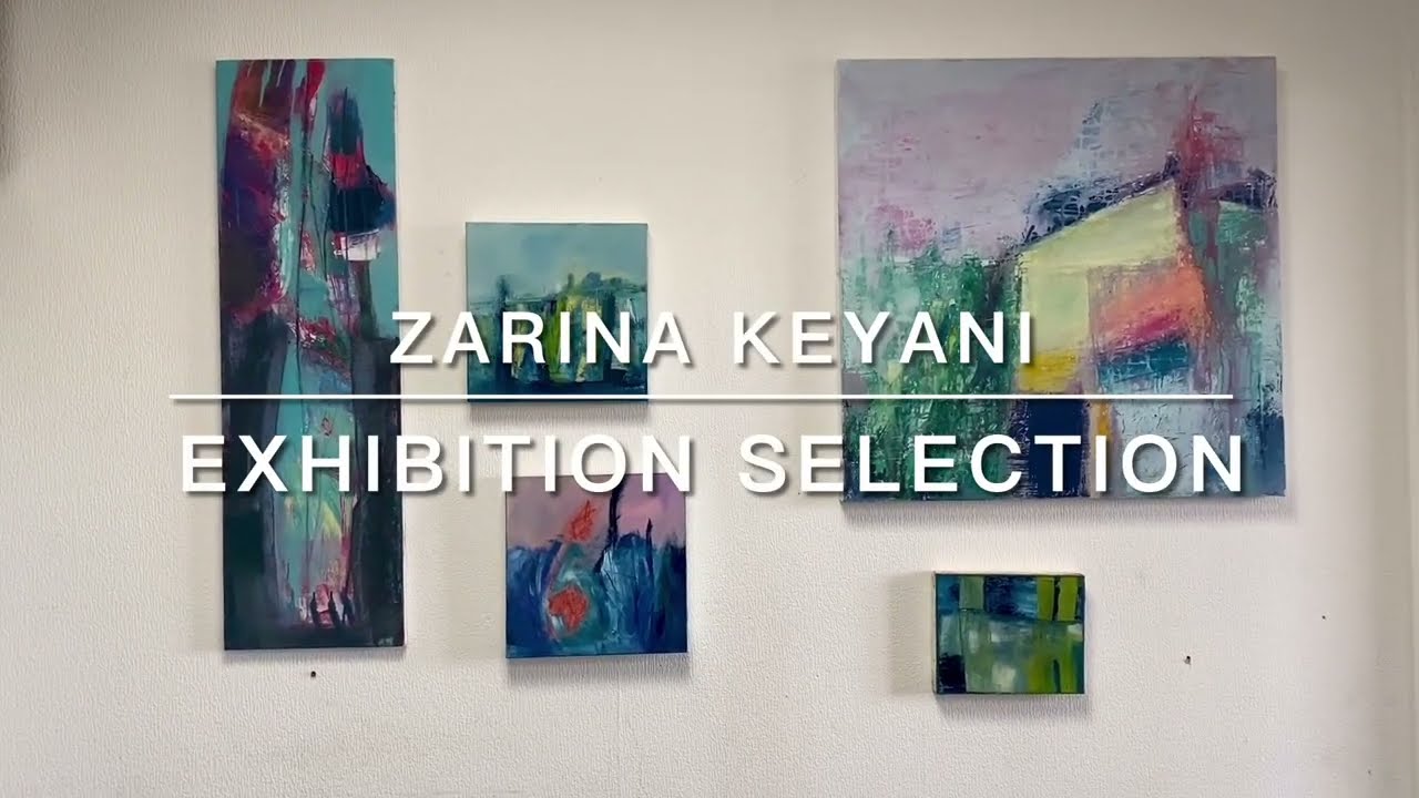 Painting Selection for Exhibition Process from the Colour Intuition Series of work