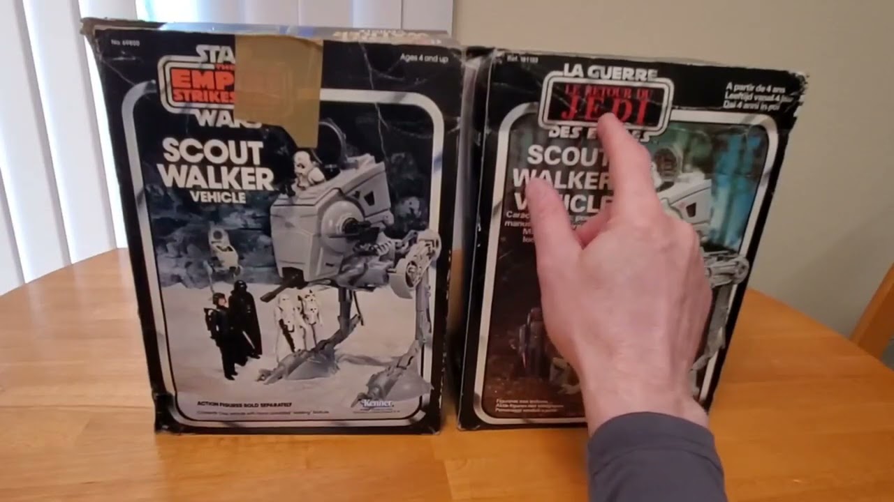 Kenner/Meccano Scout Walker Comparison
