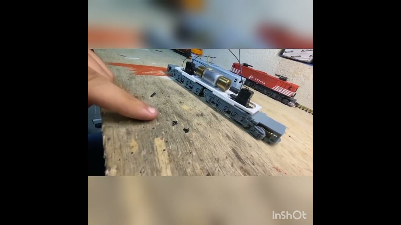montagem básica Locomotiva loba fepasa jst models