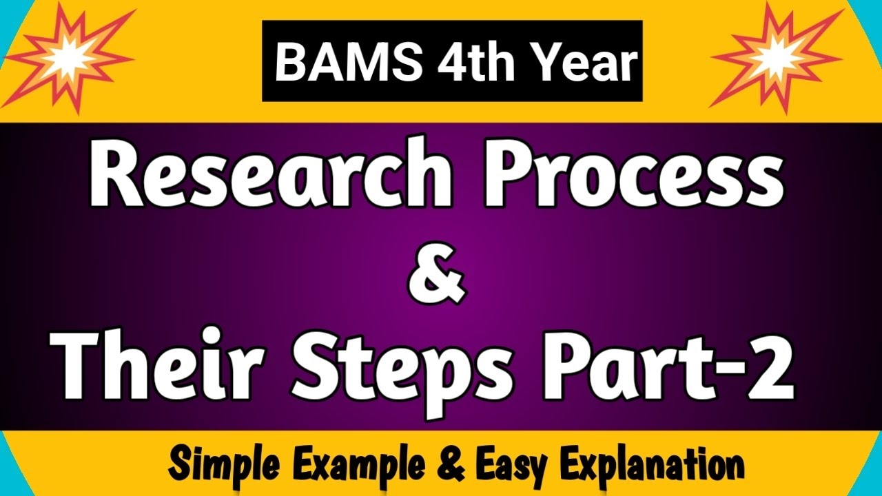 Research Process And Their  Steps in Hindi | Research Process in hindi | Research steps in hindi