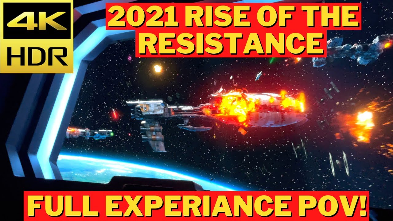 Rise Of The Resistance Disneyland [NEW 2021] Full Ride Through Rise Of The Resistance 4K HDR