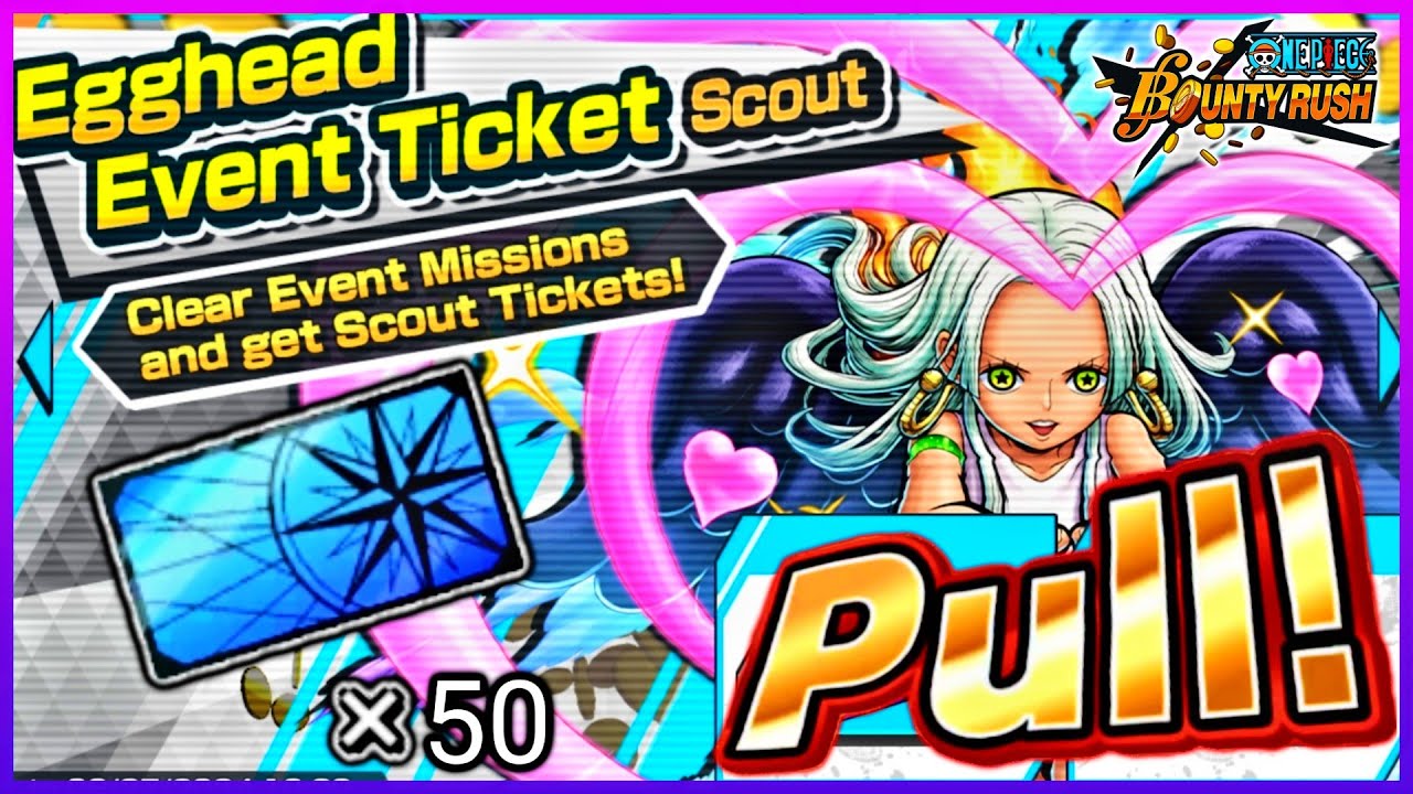 50×Scout Ticket Summons On New Ex S-Snake | One Piece Bounty Rush