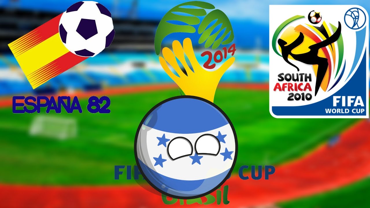 Historia de Honduras en los mundiales 1982 - 2018 (Countryballs)