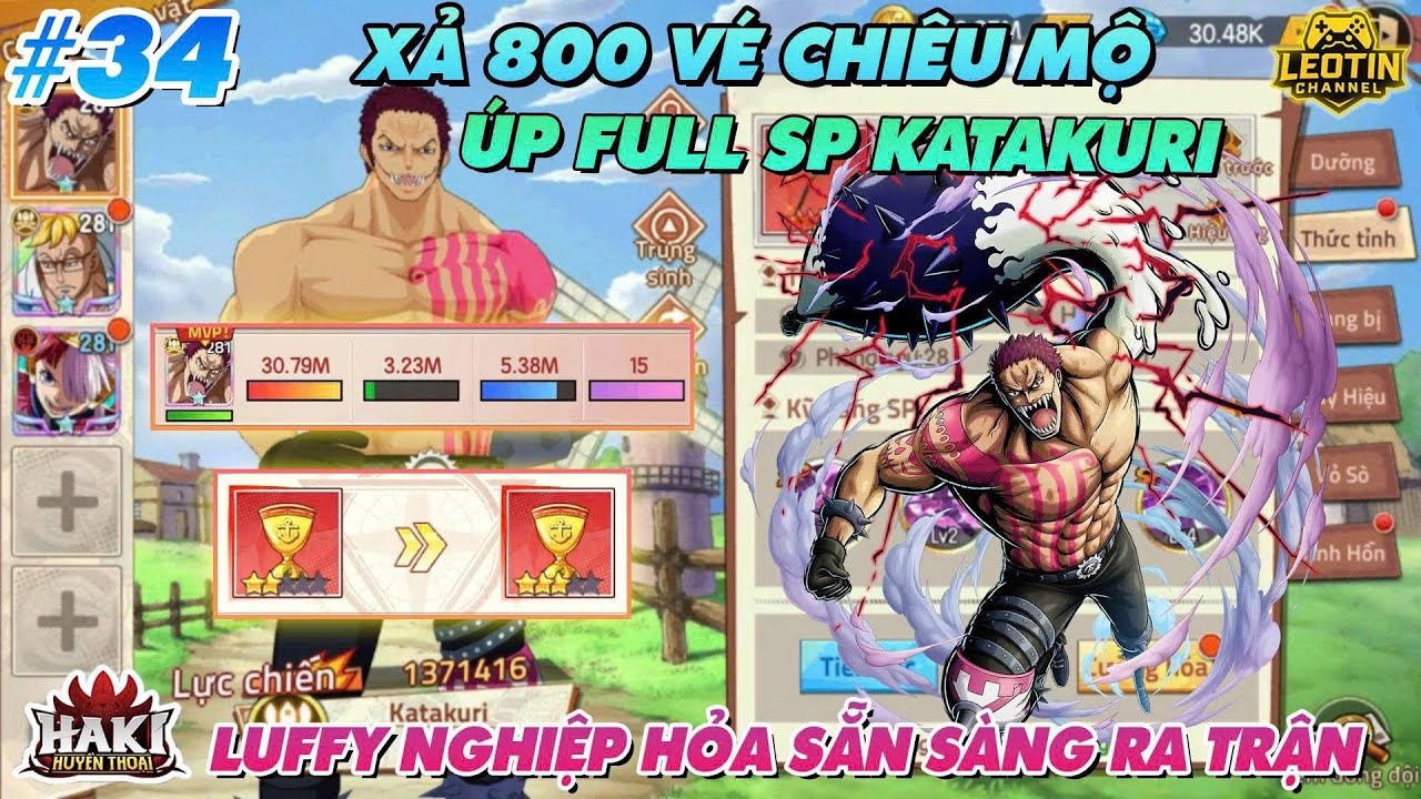 HAKI HUYỀN THOẠI - #34 HÀNH TRÌNH VƯỢT CẠN TẬP 7 XẢ TÀI NGUYÊN ÚP MAX SP KATAKURI CHUẨN BỊ CHO LÙ