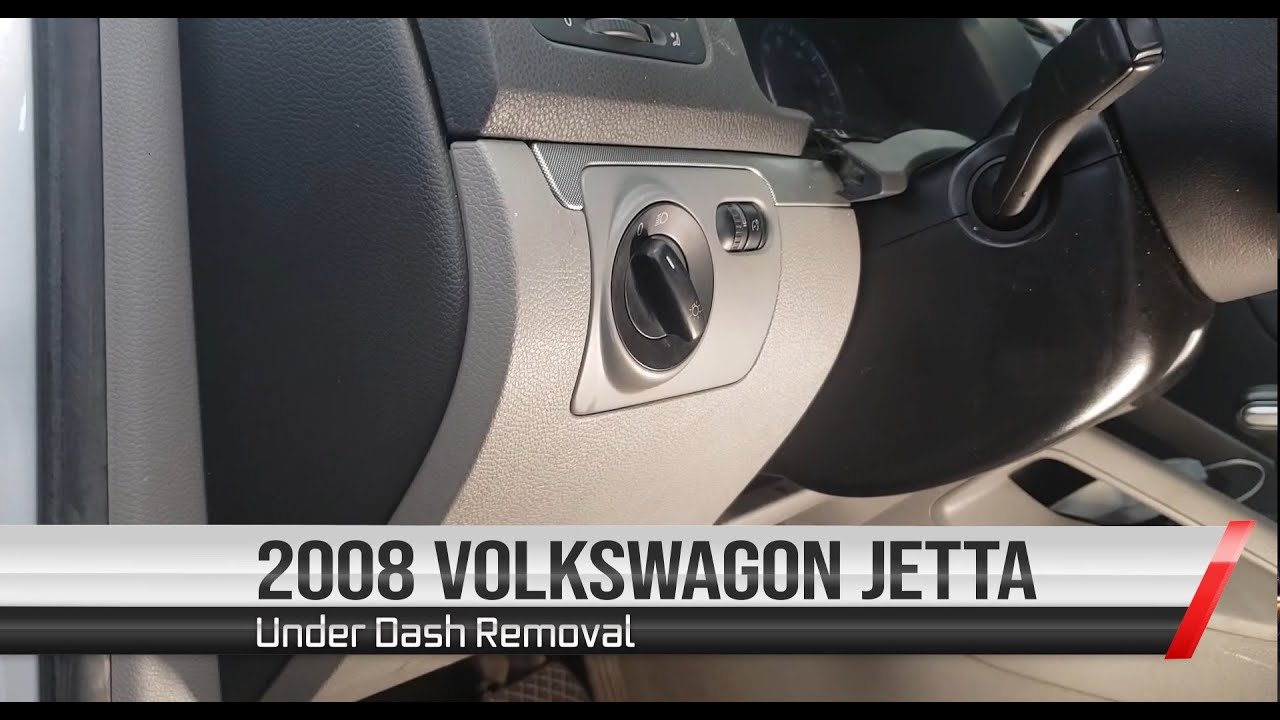 2008 Volkswagen Jetta Under Dash Removal And finding the 12v, Ignition, Starter, and horn