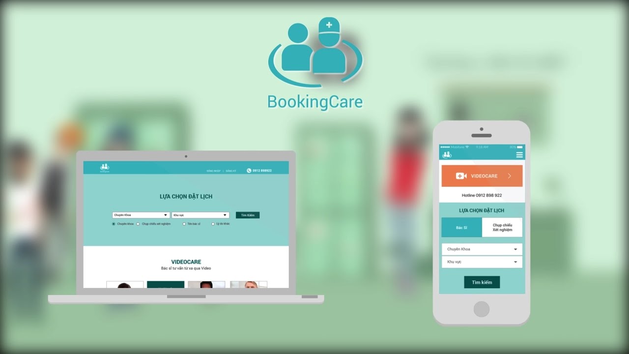 BookingCare: Hệ thống đặt kh&aacute;m trực tuyến