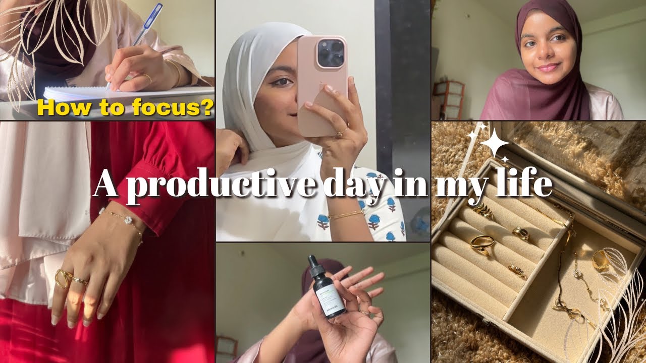 A day in my life | Productive vlog | How to focus? ♥️