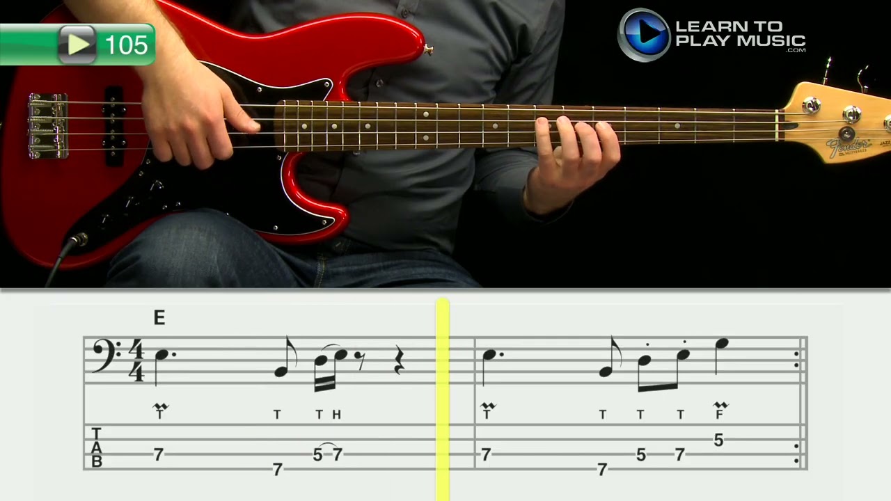 Ex105 - Beginner Slap Bass - Solo Mix