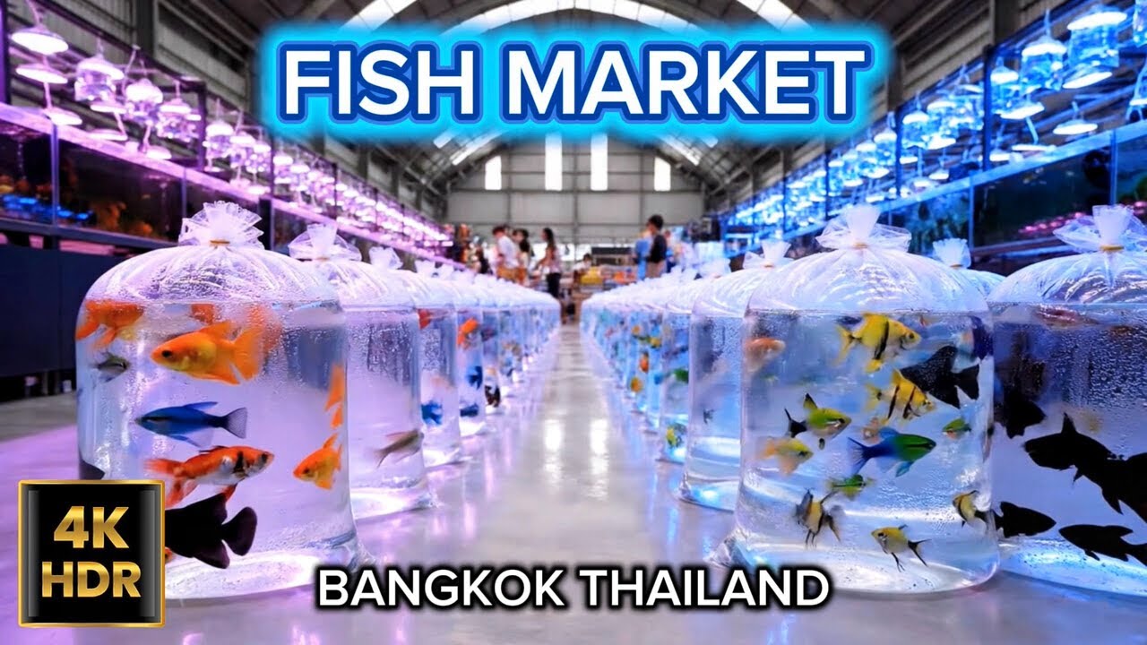 Cheap Aquarium Fish Market 🐠 | Chatuchak Bangkok Thailand