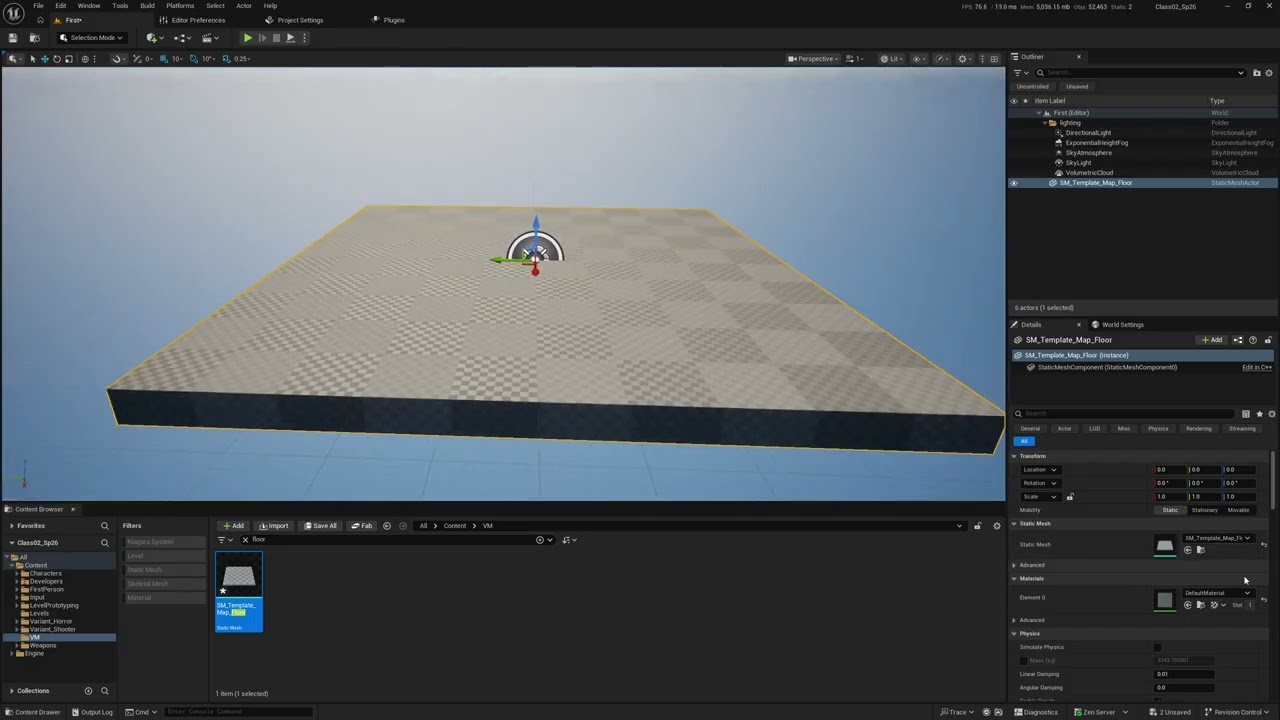 Unreal intro Materials Tut