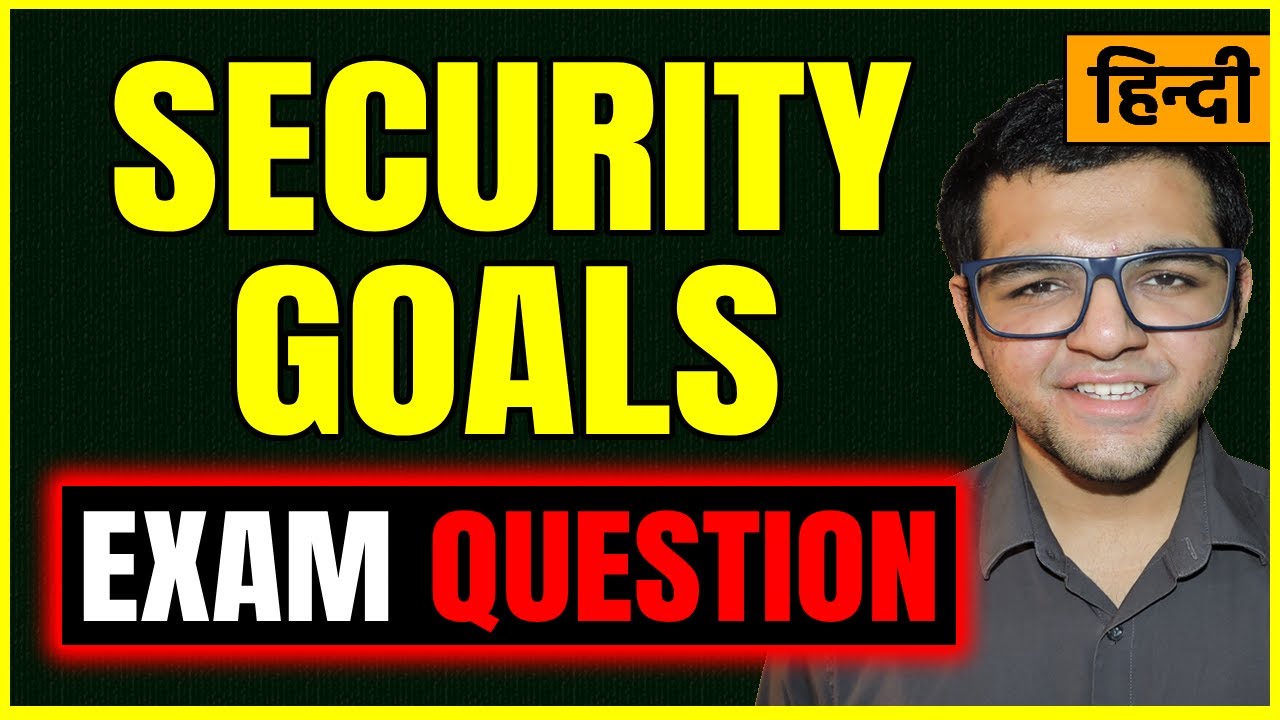 Security Goals | CIA Triad in Hindi
