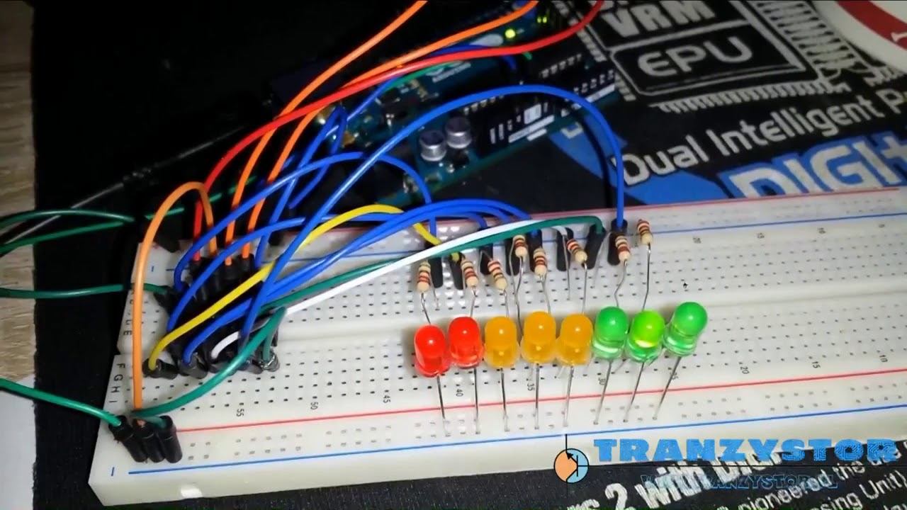 Arduino - Using a 74HC595 Shift Register