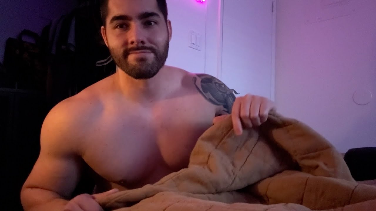 ASMR Loving Boyfriend Helps You Fall Asleep - Soft Spoken Roleplay