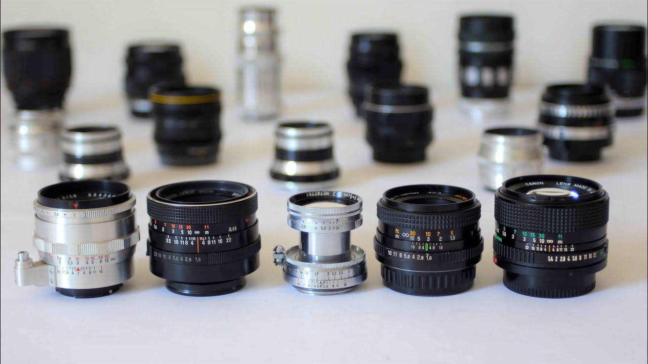 My Five Fave 50mm Vintage Lenses - From The Past Year!