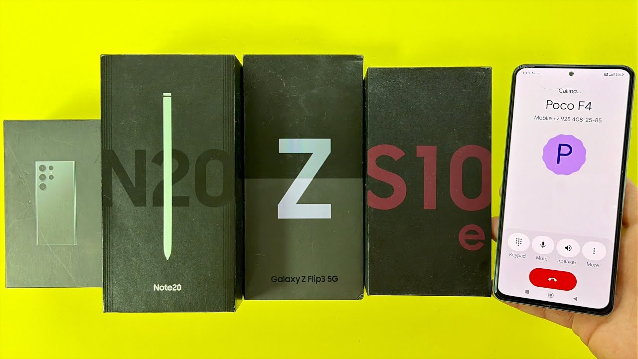 Outgoing Call POCO F4 | Incoming Call Unboxing Samsung Galaxy S10e & Z Flip3 & Note20 & S24Ultra