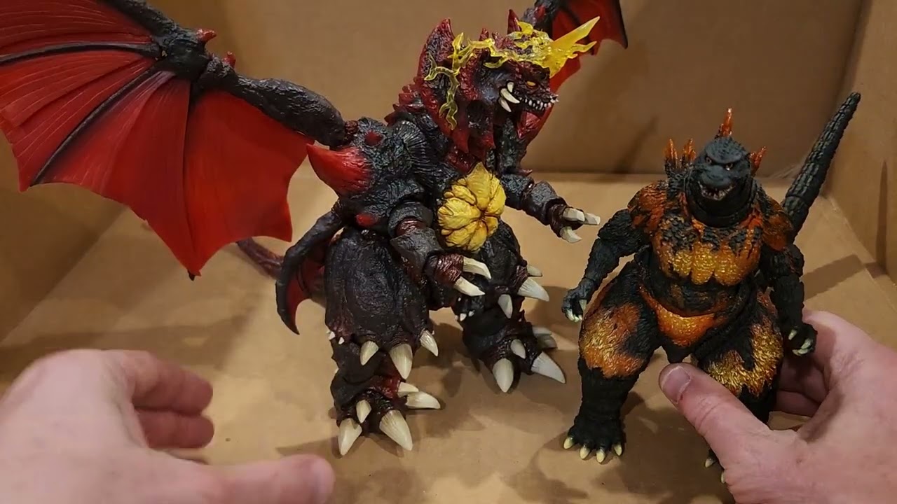 Bandai s.h.monsterarts Godzilla (1995) vs Destoroyah