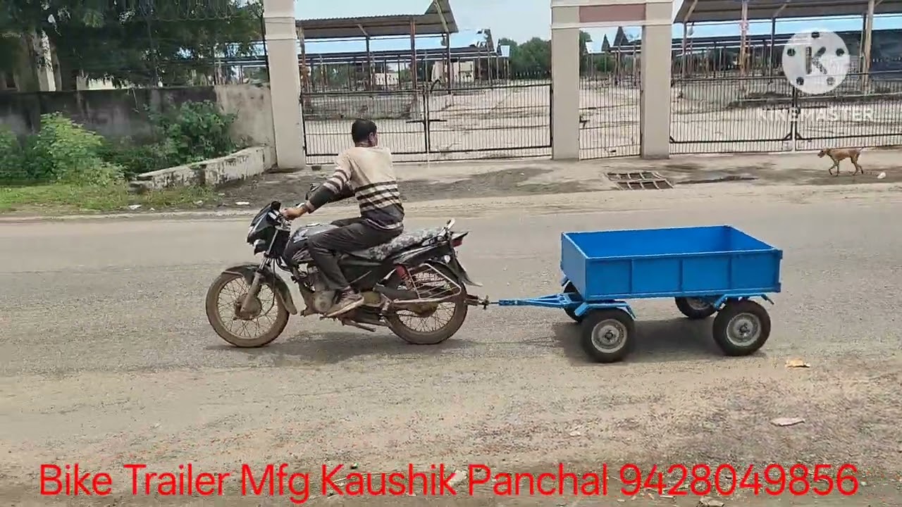 Bike Trailer Delivery To Hebatpur Ahmedabad Gujarat Mfg Kaushik Panchal Vijapur Gujarat 9428049856