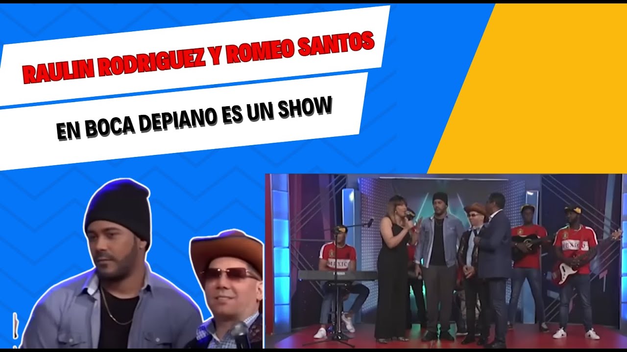 Llega Raulin Y Romeo Santos  a telemicro/ paco Comedia