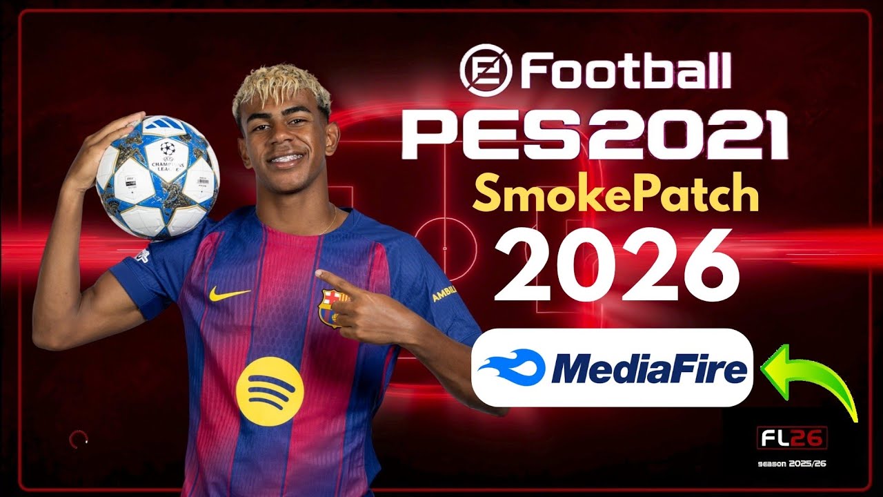PES 2021 - SmokePatch Football Life | 2021 Patch 2026 Laptop/PC