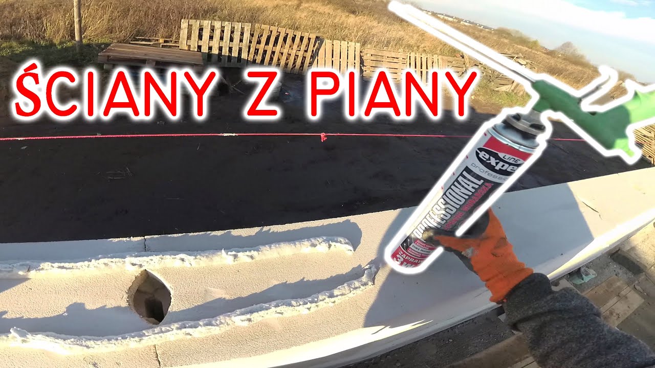 #15 Ściany z piany, murowanie gazobetonu na pianę cz.1/2
