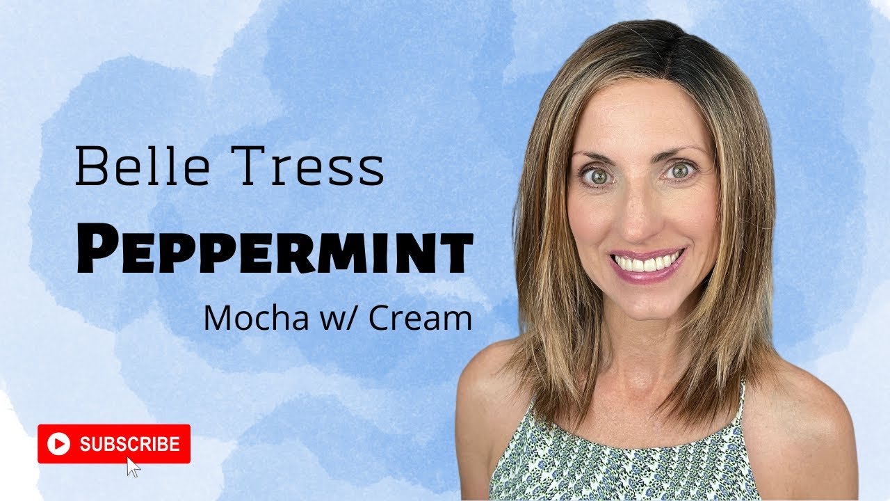 Belle Tress PEPPERMINT Mocha w/ Cream Wig Review!