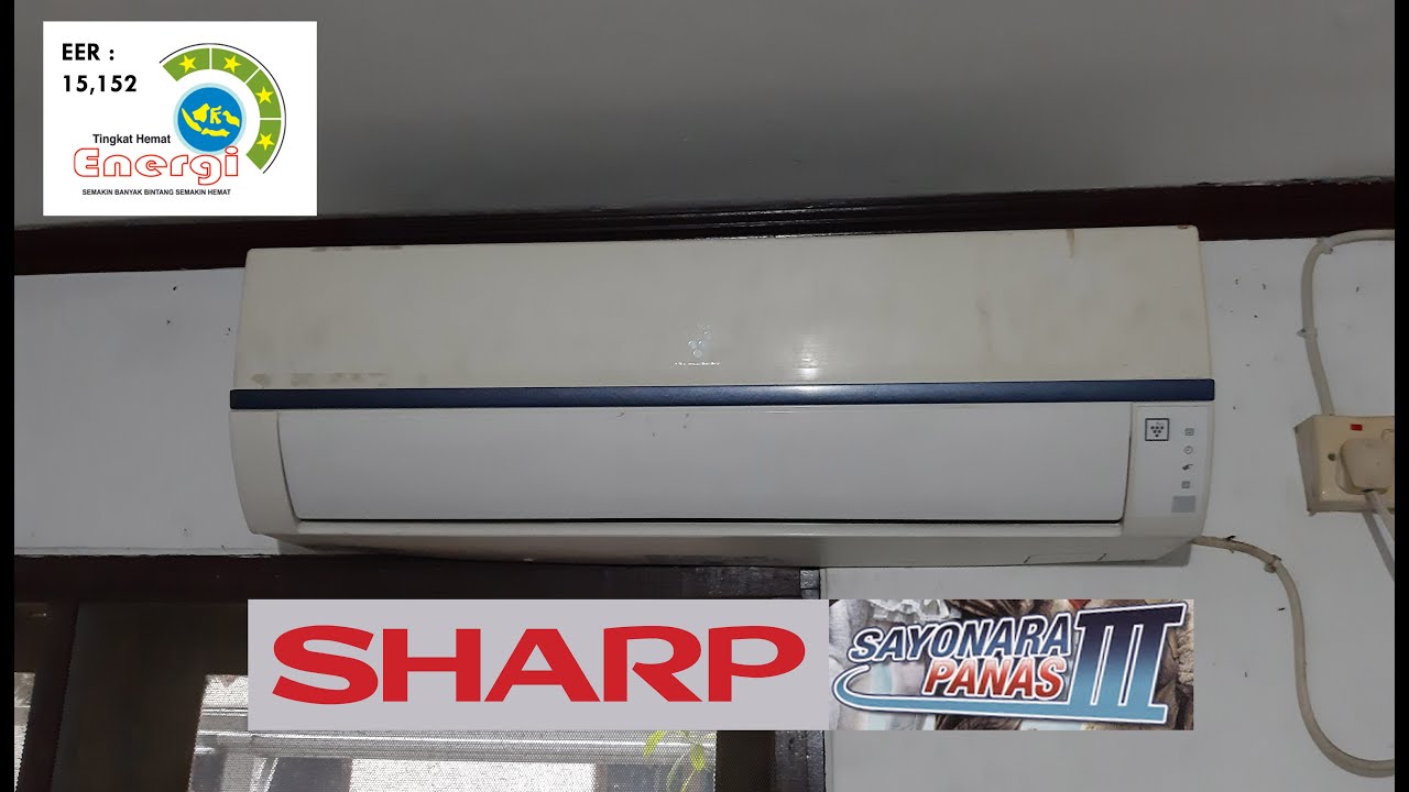 2009 Sharp Split Aircon | Non Inverter Low Watt (AP5KHL)