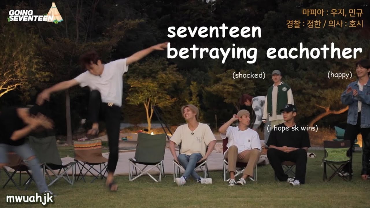 seventeen playing mafia (aka seventeen betraying each other) eng sub