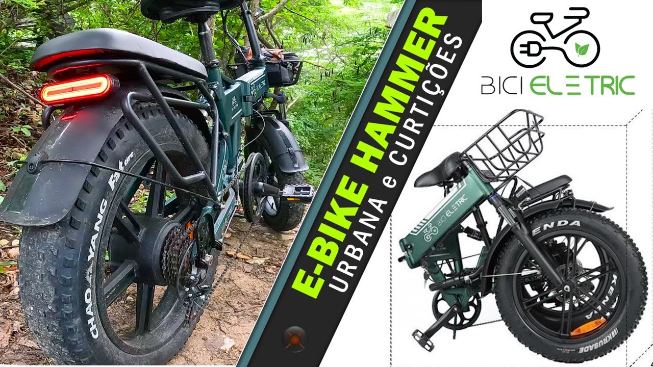 E-BIKE Bici Eletric HAMMER - Na chuva, na trilha, no treino e no urbano.