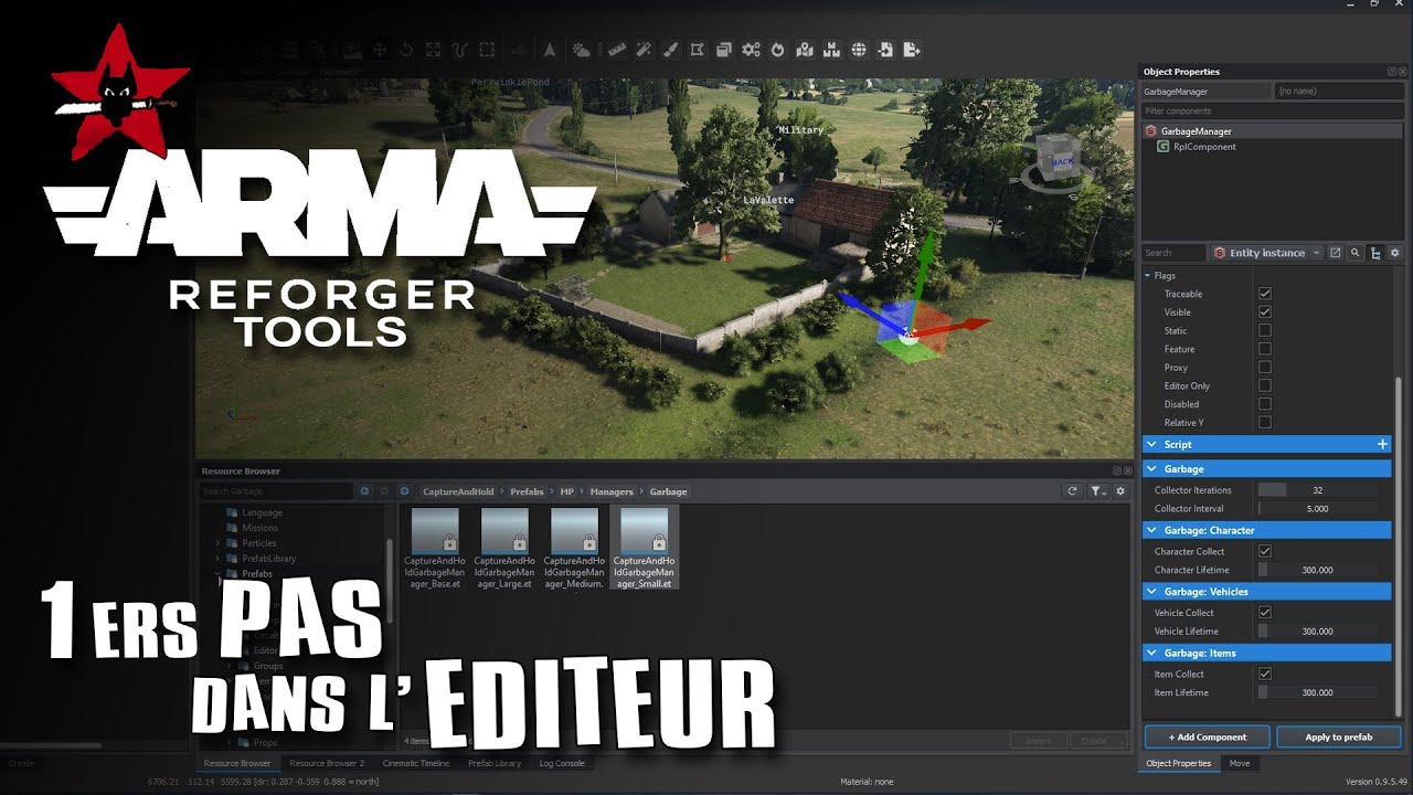 ARMA  Reforger Tools #1 : 1ers pas dans l'éditeur !