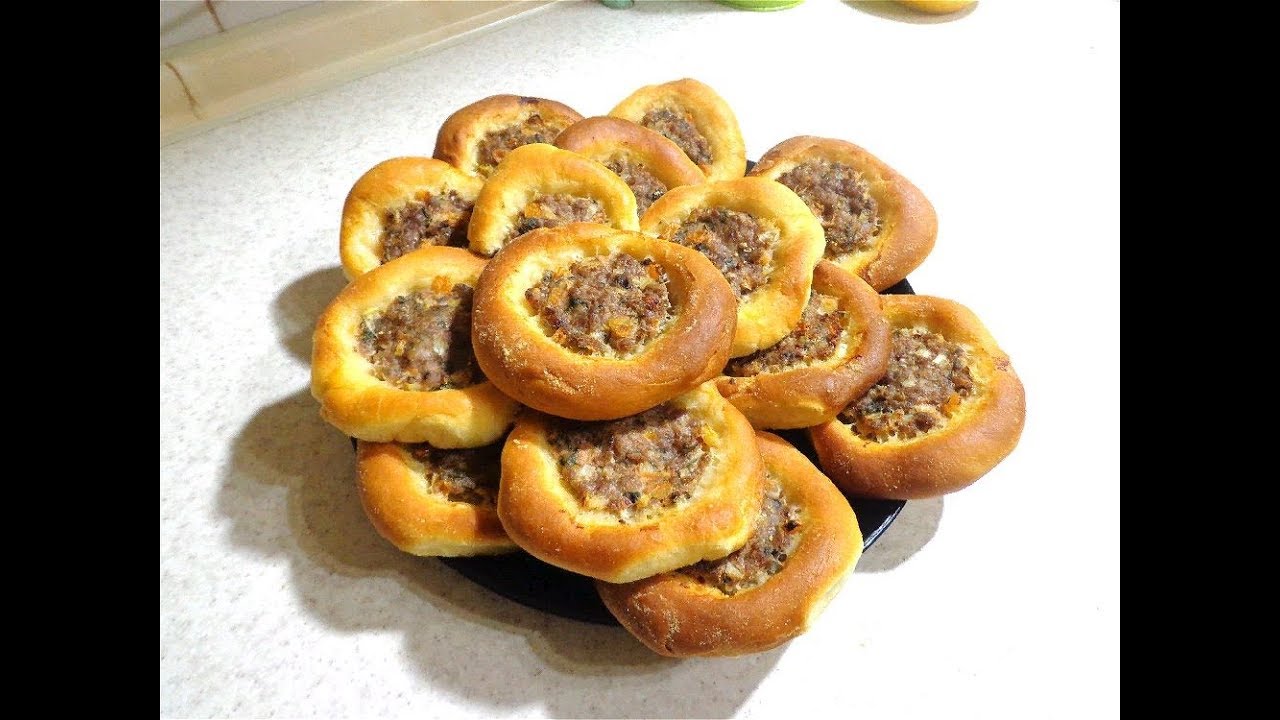 Вкусные ватрушки с мясом. Альтернатива обычным бутербродам!