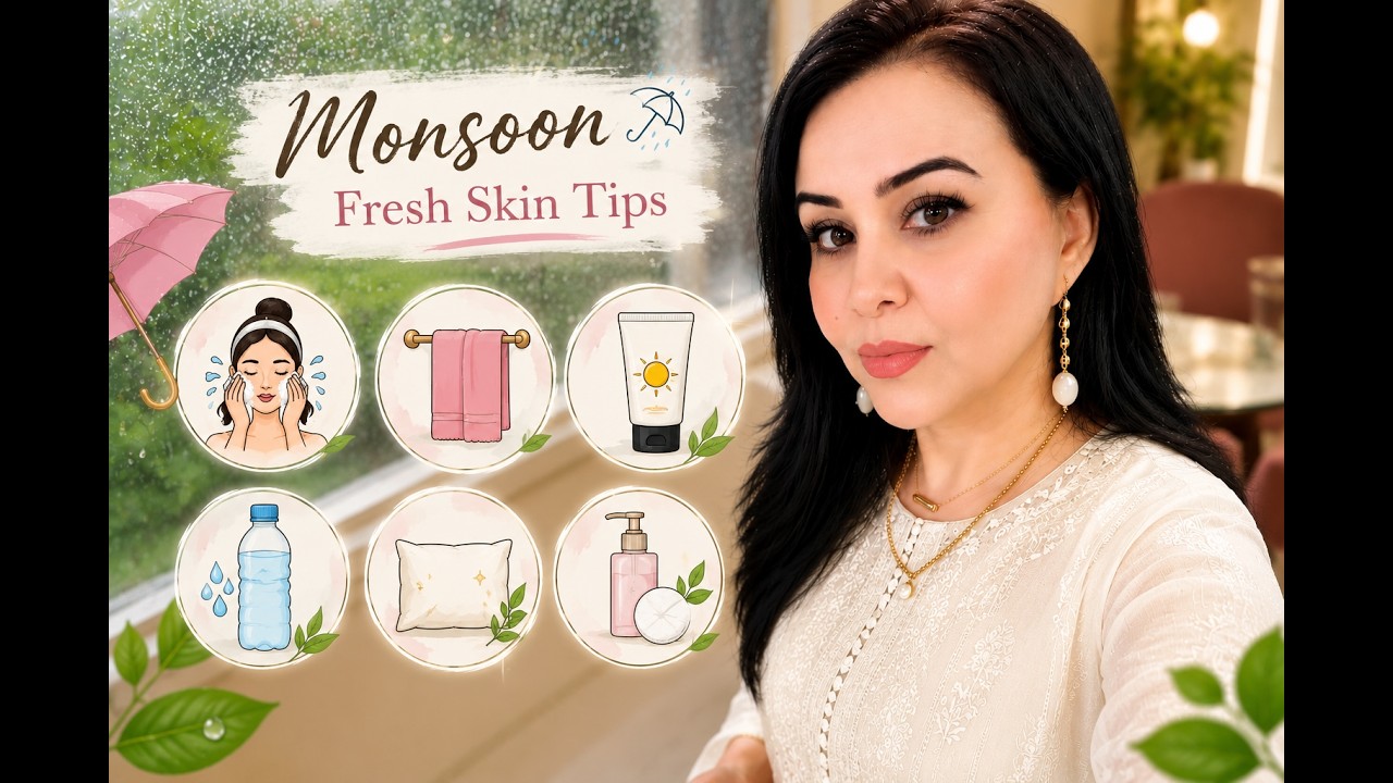 12 Micro Habits to Get Fresh, Glowing Skin in Monsoon مون سون میں ڈل اسکن سے نجات!