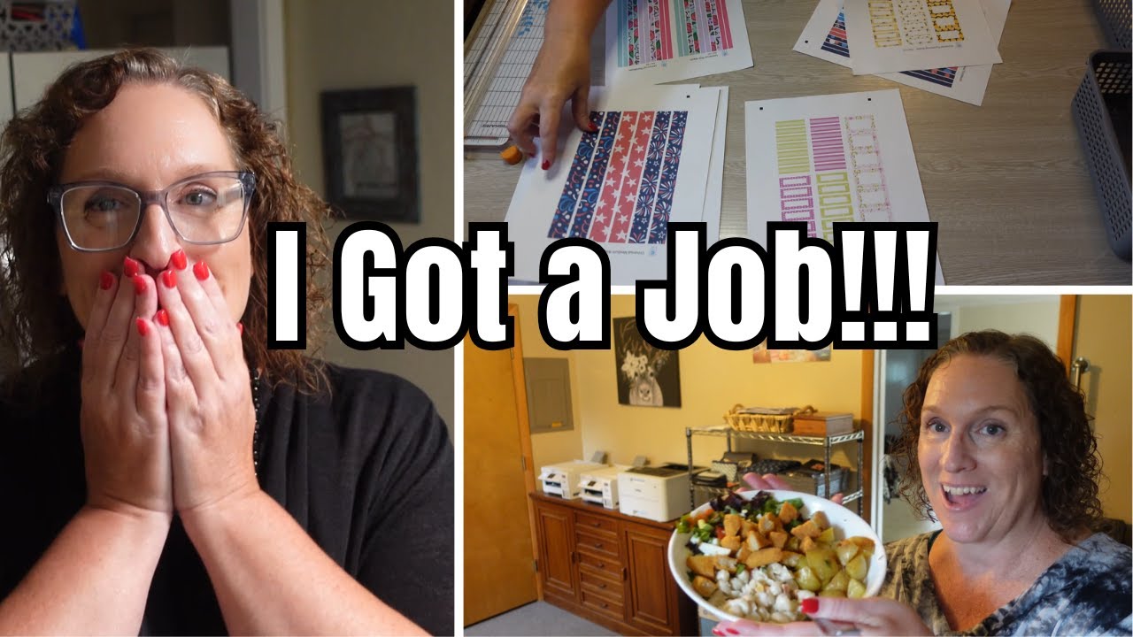 I Got a Job! / A New Secret Project / Working In the Etsy Shop