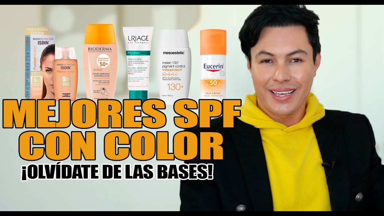 Los mejores protectores solares con color para olvidarte de tu base