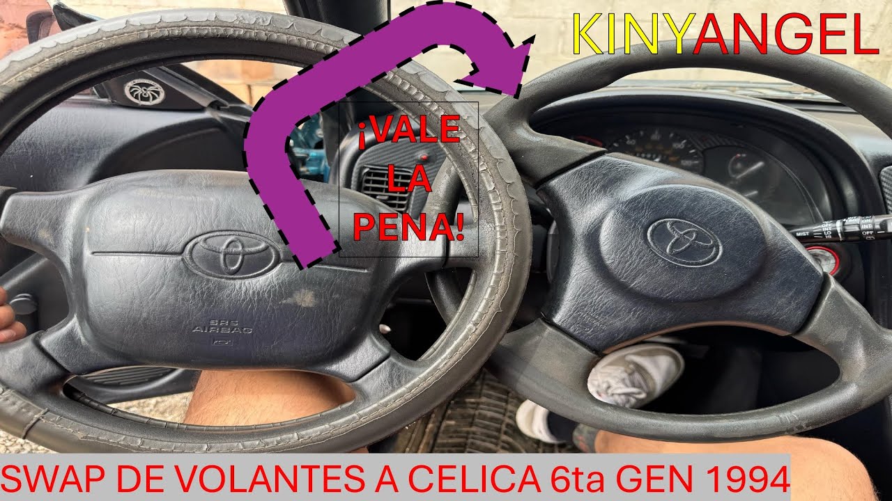 SWAP DE VOLANTE AL CELICA 1994