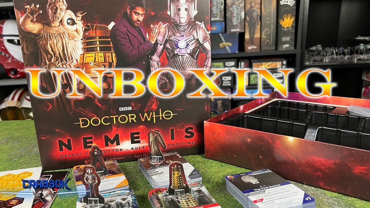 First Look!   Doctor Who : Nemesis by Gale Force Nine - Unboxing