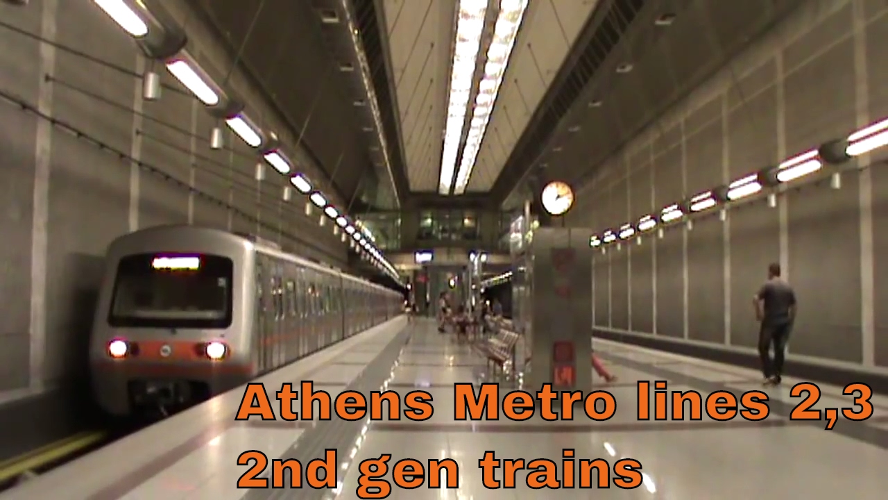 Greek Metro trains,  Rotem - Mitsubishi EMU trains, lines 2 and 3